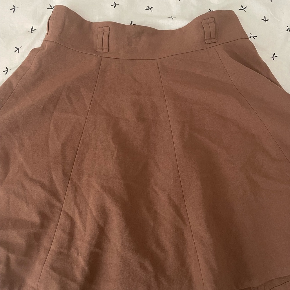 Forever 21 Tan Mini Skirt